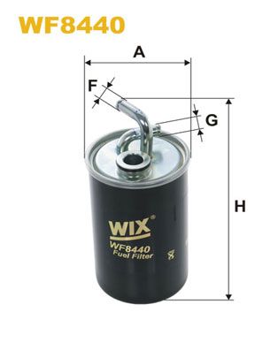 WIX FILTERS Топливный фильтр WF8440
